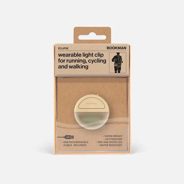 Luz para ropa Boockman eclipse LED CLIP USB Beige