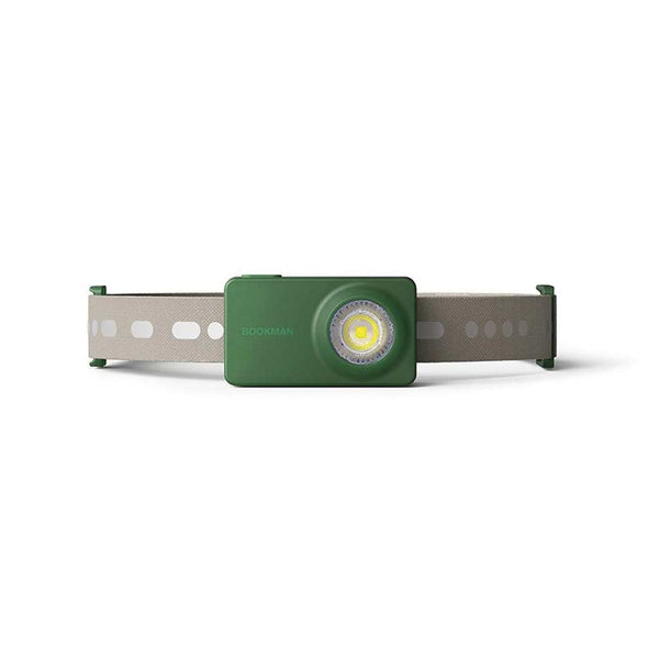 Luz frontal cabeza Bookman monocle USB verde