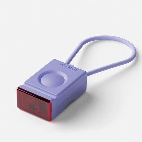 Luz trasera Boockman Block LED USB lavanda