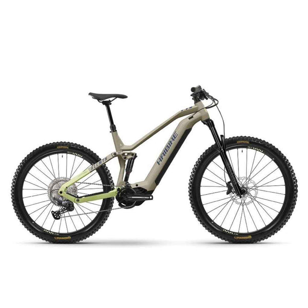 Bicicleta eléctrica Haibike ALLMTN 3 coffee/green
