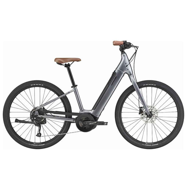 Bicicleta eléctrica Cannondale Adventure Neo 4 Gris