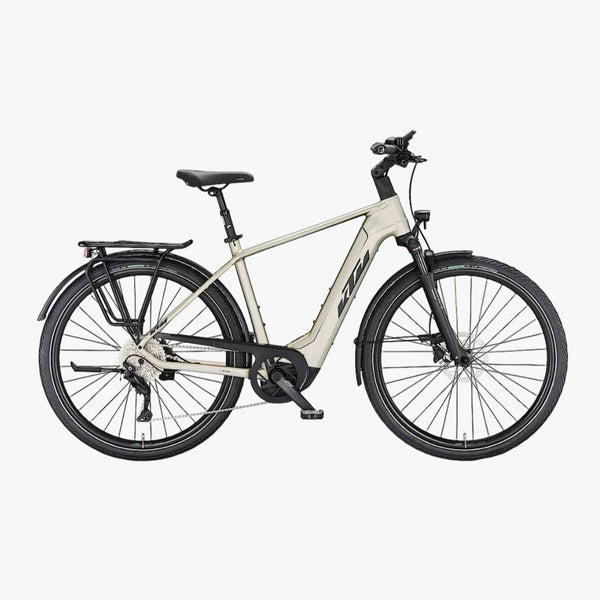 Bicicleta eléctrica de Trekking KTM Macina Style 740 Champagne Matt