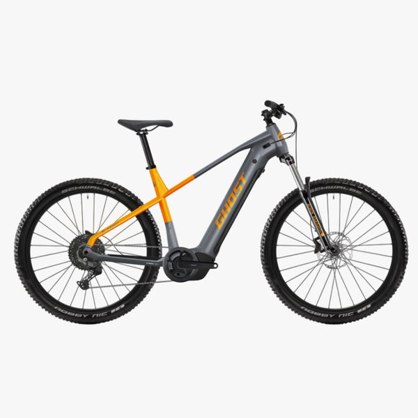 Bicicleta elèctrica de Monta–a Ghost E-TERU Universal shadow gray / dazzling mango 2026