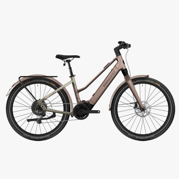 Bicicleta elèctrica de Trekking Winora IRIDE PURE X10 MID GL macadamia mist/suntan - glossy 2026