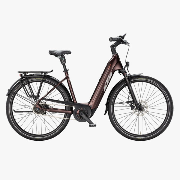 Bicicleta eléctrica Urbana KTM Macina City 820 XL US Black Lava Matt