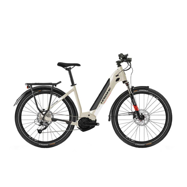 Bicicleta eléctrica Haibike Trekking 4 White