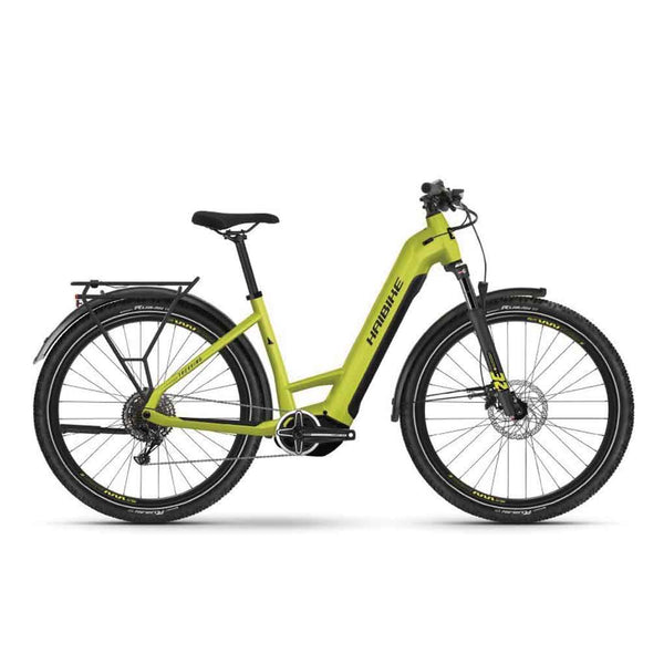 Bicicleta eléctrica Haibike TREKKING 5 LOW lime/black