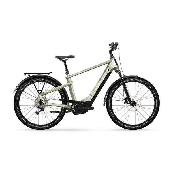 Bicicleta eléctrica Winora Yakun X10 High ivory green - glossy 2026