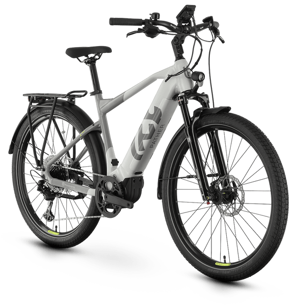 Bicicleta eléctrica Husqvarna Pather 2 Gris - Cuadro cerrado