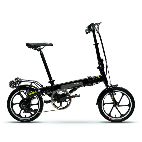 Bicicleta eléctrica Plegable Flebi Supra Eco Negra + Acelerador